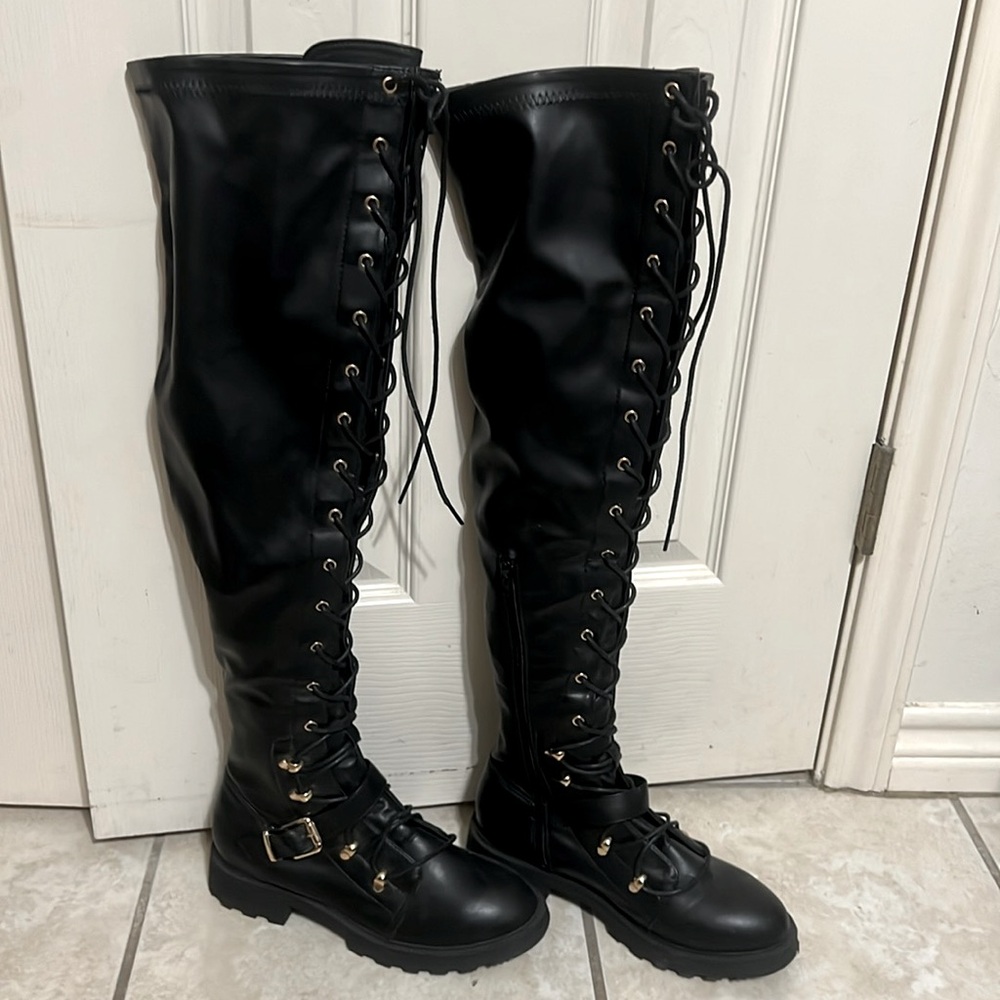 Knee high boots